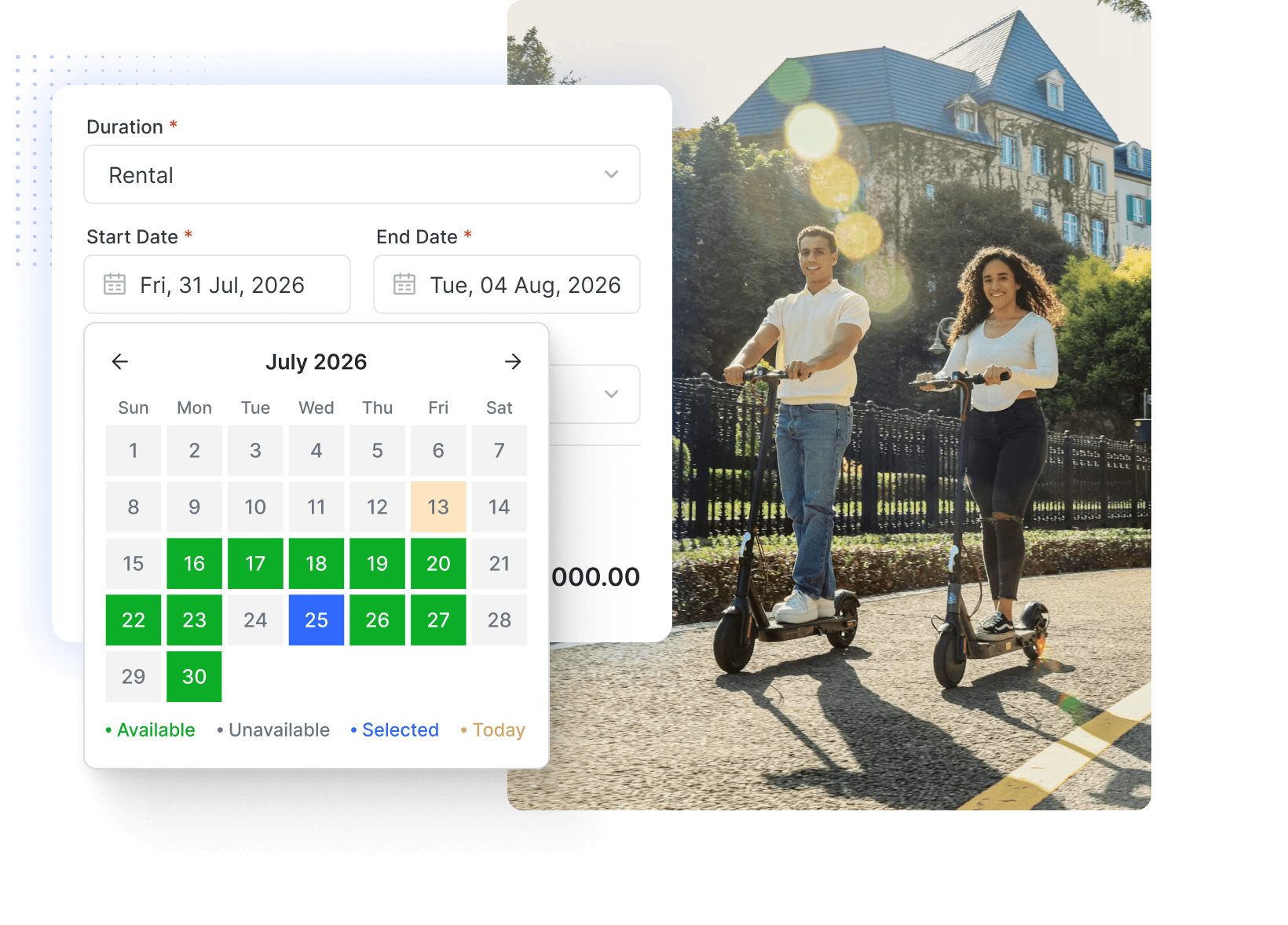 E-scooter rental software